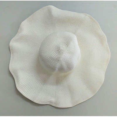 's Floppy Packable Wide Brim Sun Shade Derby Beach Straw Hat Costume  eb-64083630